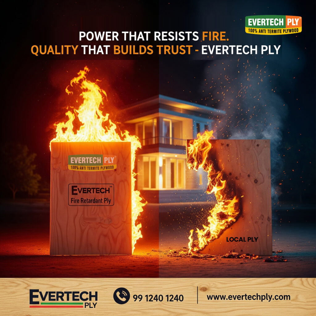 Evertech Ply Fire testing